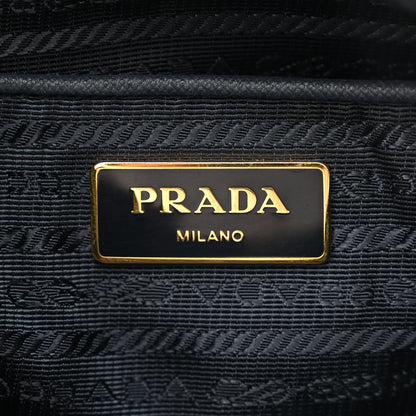 Prada Vela Nylon Saffiano Crossbody Navy 6 of 13