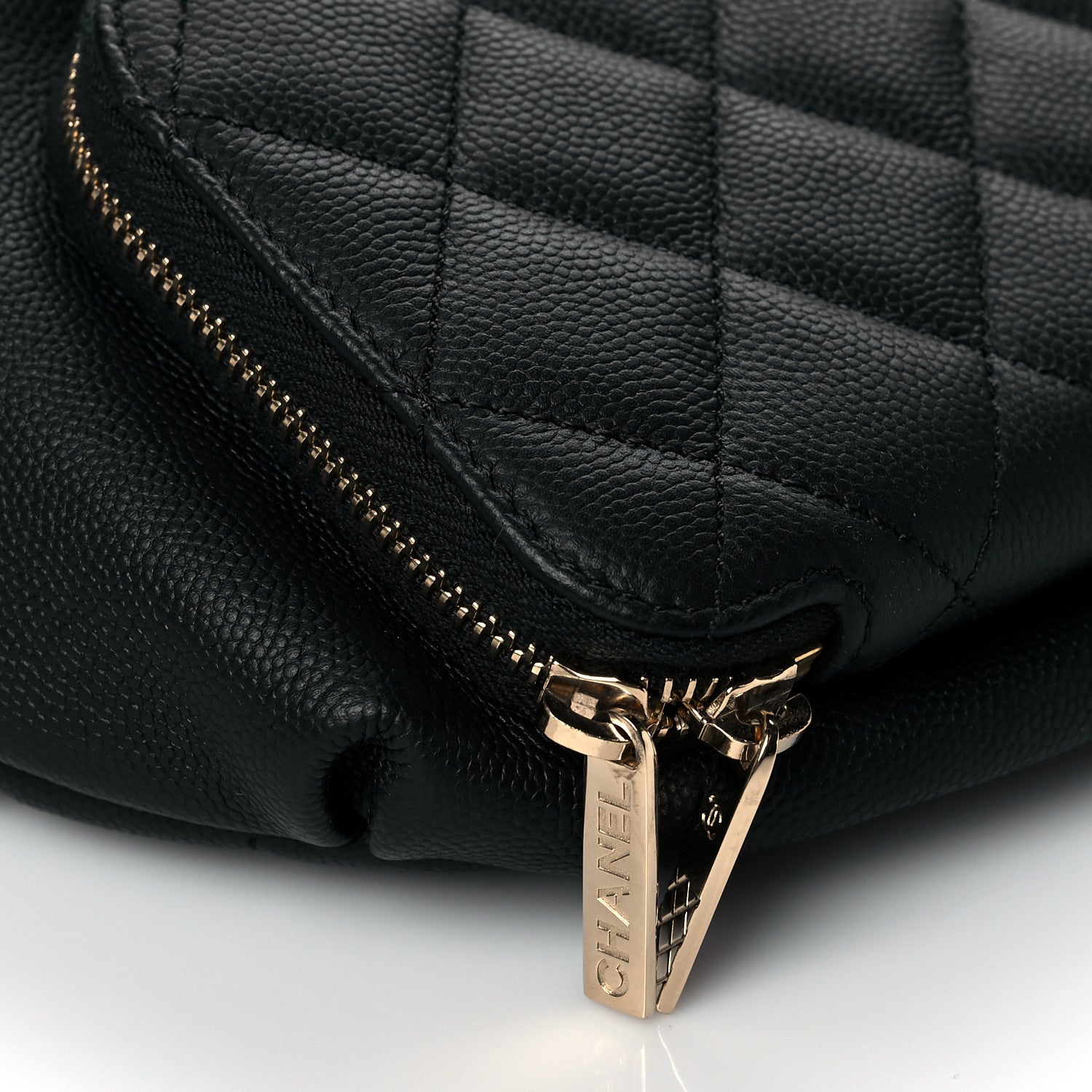 Chanel Caviar Quilted Business Affinity Waist Belt Bag Black 9 of 10