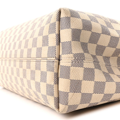 Louis Vuitton Damier Azur Graceful MM Rose Ballerine 10 of 10
