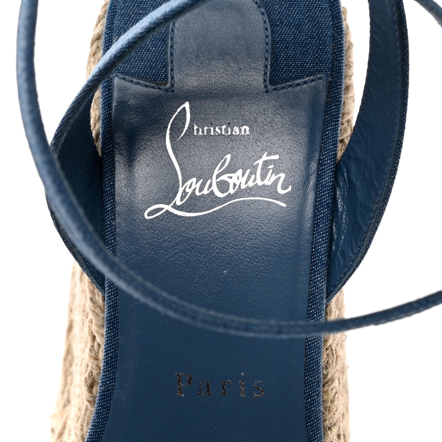 Denim Mariza Zeppa 130 Wedge Sandals 40 Blue