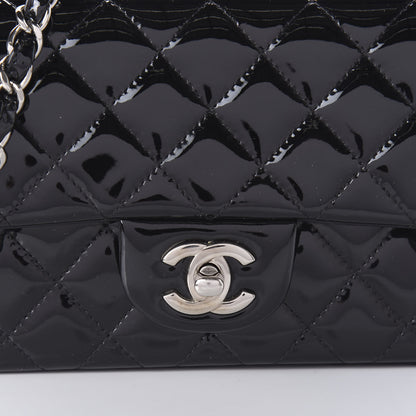 Chanel Patent Calfskin Quilted Mini Rectangular Flap Black 10 of 10