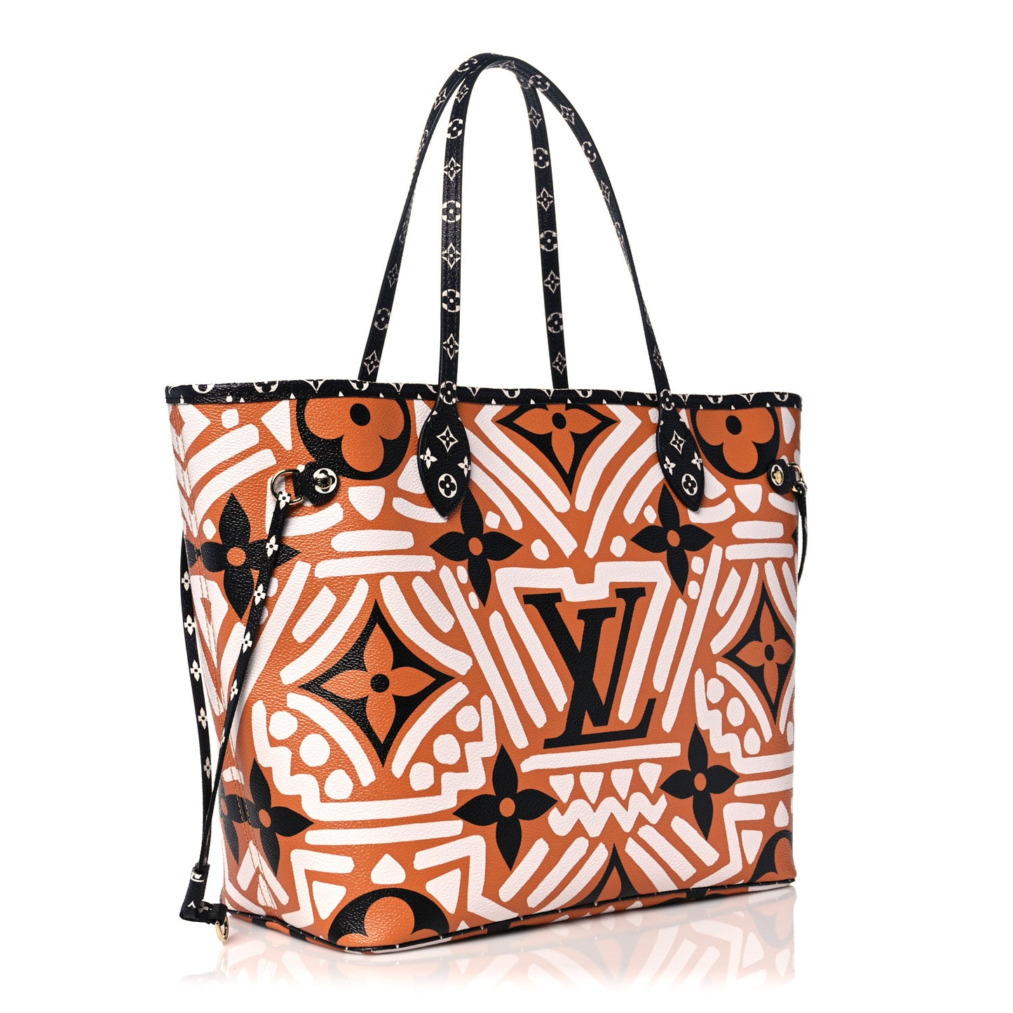 Monogram Giant Crafty Neverfull MM Creme Caramel