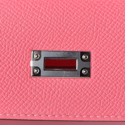 Hermes Epsom Kelly Sellier 25 Rose Lipstick 22 of 34