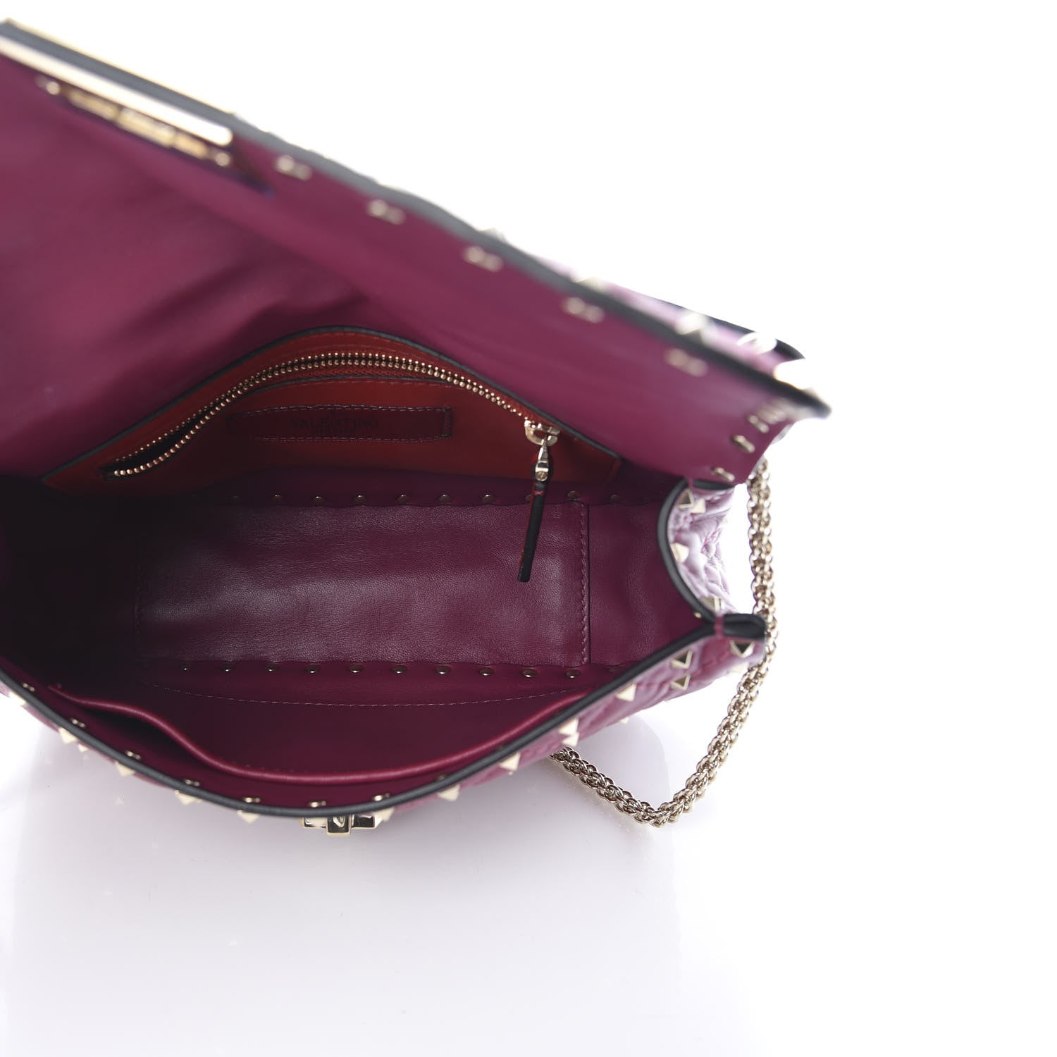 Valentino Garavani Nappa Medium Rockstud Spike Shoulder Bag Camelia 5 of 10