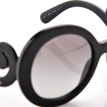 Prada Baroque Sunglasses SPR 27N Black 6 of 8