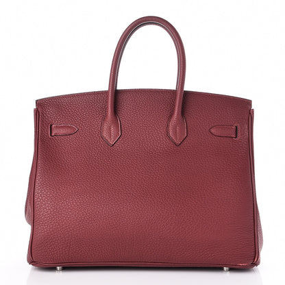 Hermes Fjord Birkin 35 Rouge H 4 of 24
