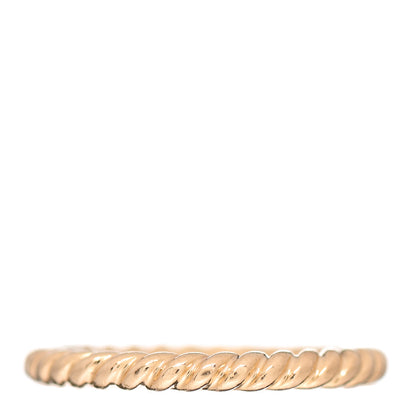 David Yurman 18K Yellow Gold 2mm Cable Classics Band Ring 48 4.5 1 of 5