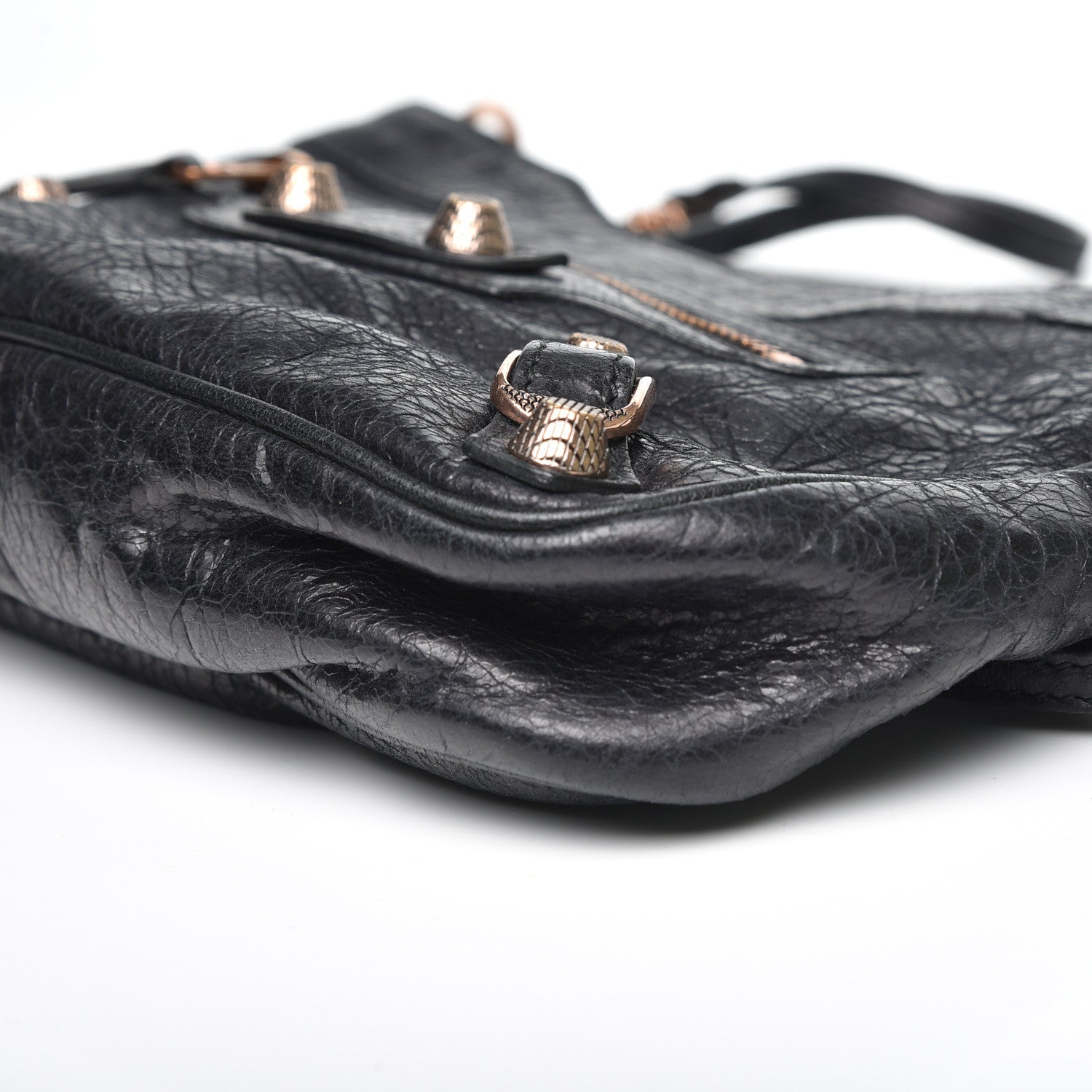 Balenciaga Agneau Giant 12 Rose Gold Hardware Hip Black 7 of 7