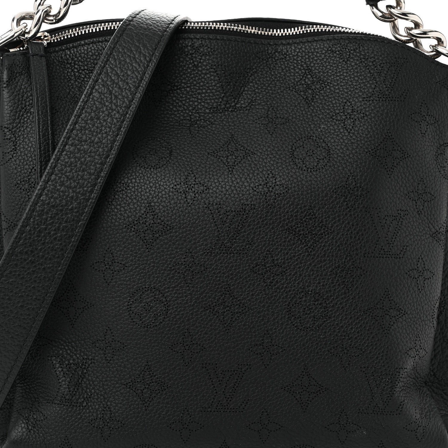 Louis Vuitton Mahina Babylone Chain BB Black 8 of 10