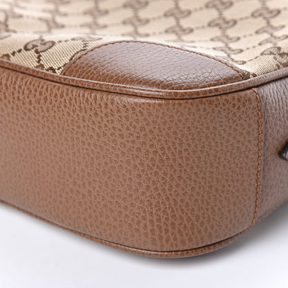 Gucci Monogram Mini Bree Messenger Bag Beige Tabacco 6 of 9