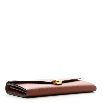 Fendi Vitello Cruise F is Fendi Continental Envelope Wallet Rust 4 of 8