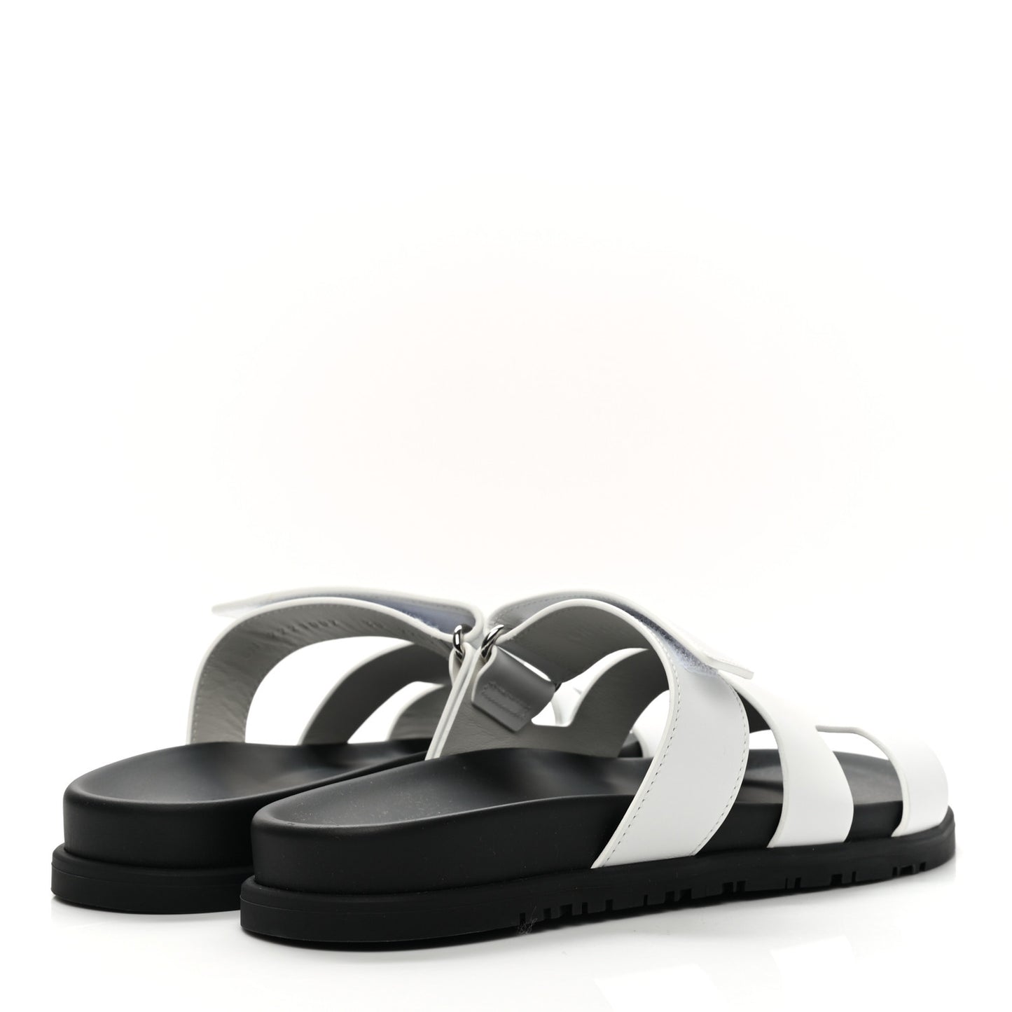 Calfskin Womens Chypre Sandals 38 White