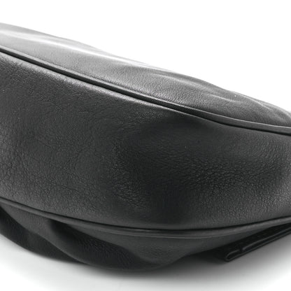 Fendi Vitello Flamingo Enamel Fendista Pouchette Crossbody Black 11 of 11