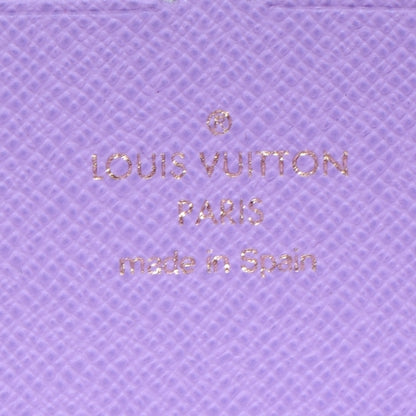 Louis Vuitton Damier Ebene Illustre Zippy Wallet Violet 6 of 8