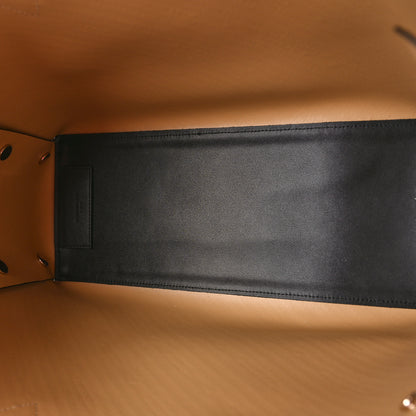 Givenchy Calfskin Chain Embossed Medium Bond Shopper Tote Black 6 of 8