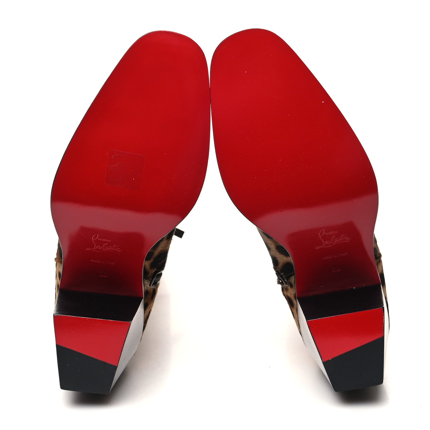 Christian Louboutin Pony Hair Morgan 70 Over The Knee Boots 38 Leopard 5 of 6