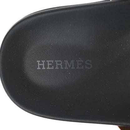 Hermes Epsom Womens Chypre Sandals 35 Natural 7 of 9