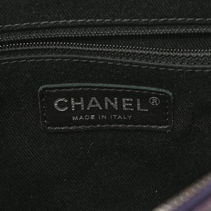 Chanel Caviar Quilted Jumbo Easy Flap Purple 6 of 11