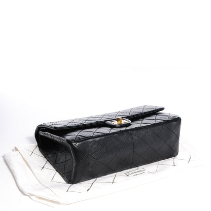 Chanel Aged Calfskin Quilted 2.55 Reissue 226 Flap Black 4 of 9