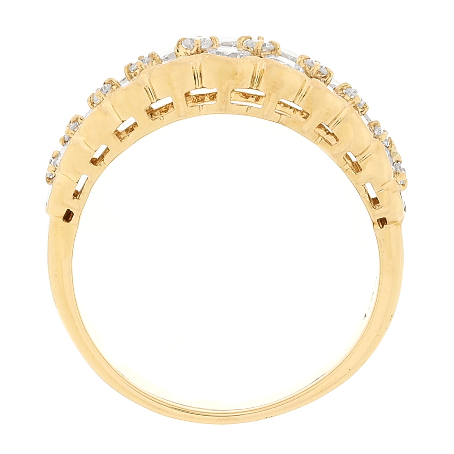 Parker & West by FASHIONPHILE 18K Yellow Gold Diamond 1.83ctw Ring  56 7.5 5 of 9