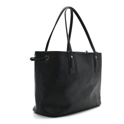 MCM Grained Calfskin Visetos Medium Liz Reversible Shopper Tote Black 4 of 19