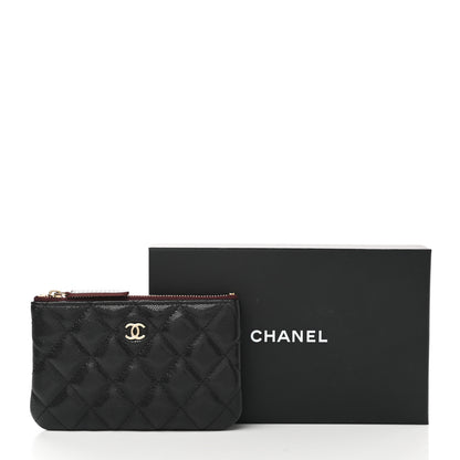 Chanel Caviar Quilted Small Cosmetic Case Black 8 of 8