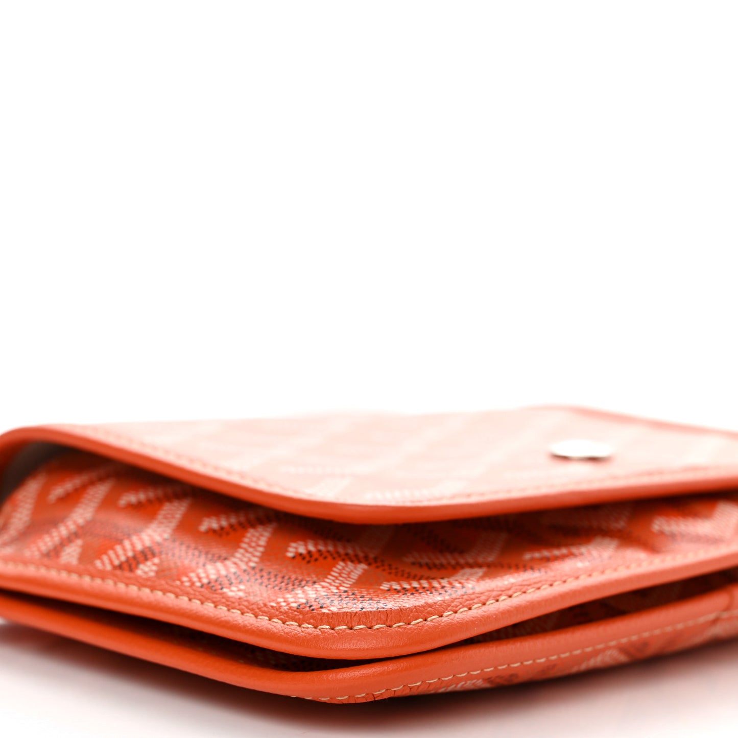 Goyardine Plumet Wallet Clutch Orange