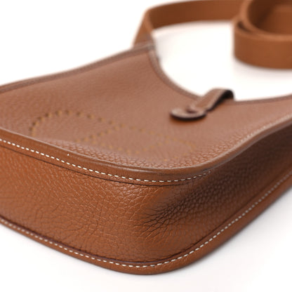 Hermes Taurillon Clemence Evelyne TPM Gold 10 of 10