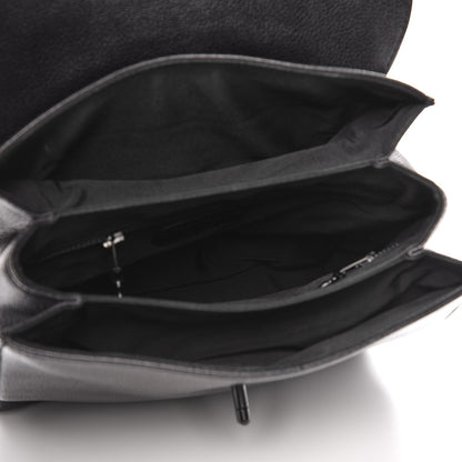 Chanel Grained Calfskin CC Backpack Black 5 of 8