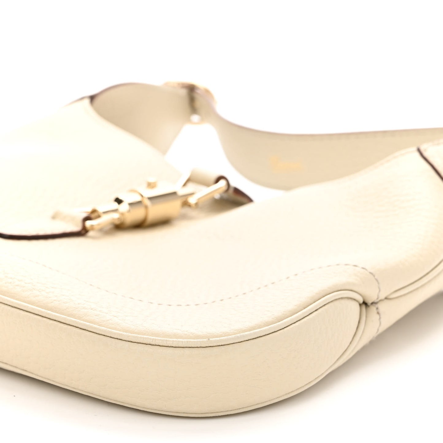 Calfskin Small Jackie O Hobo White