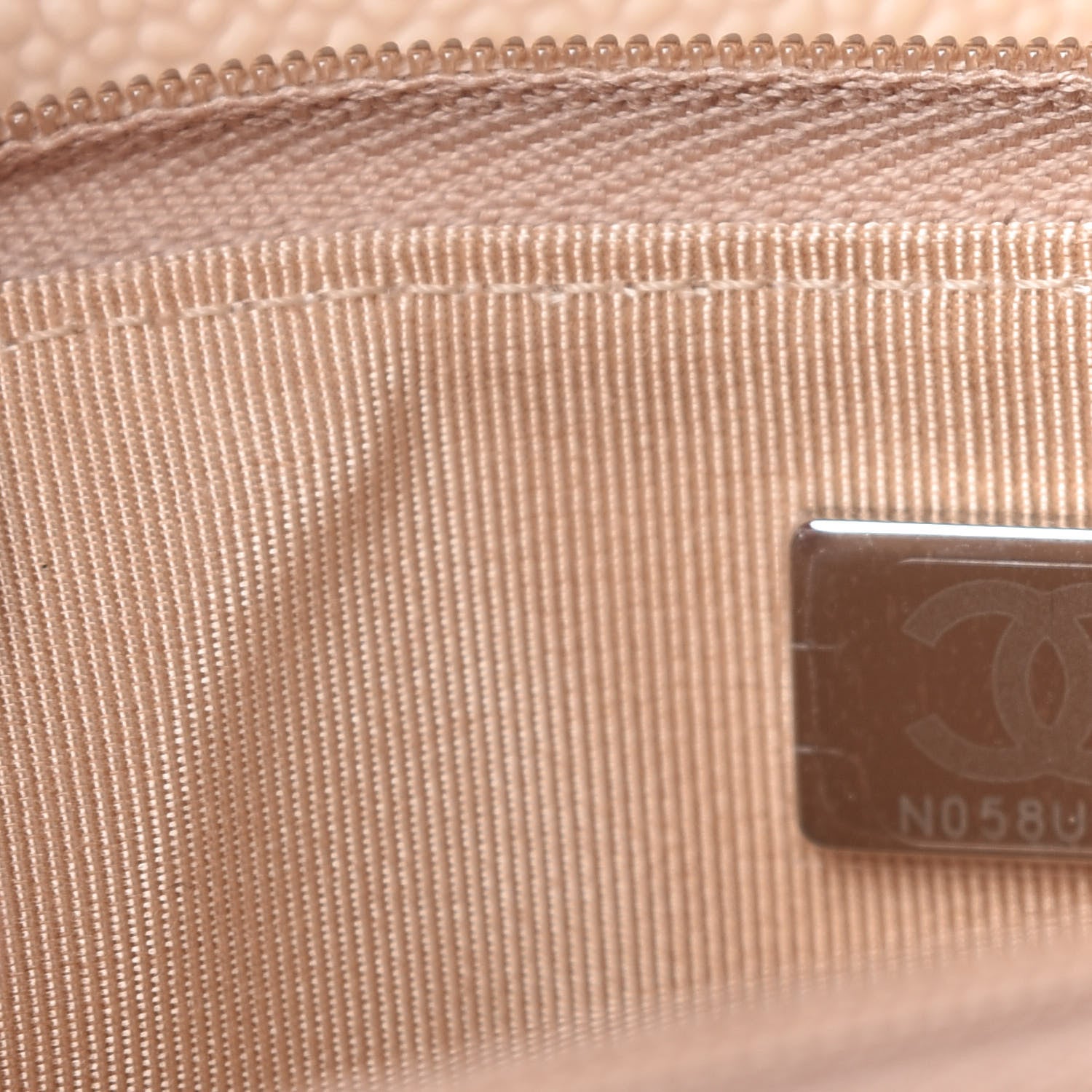 Chanel Caviar Quilted Wallet On Chain WOC Beige Clair 10 of 12