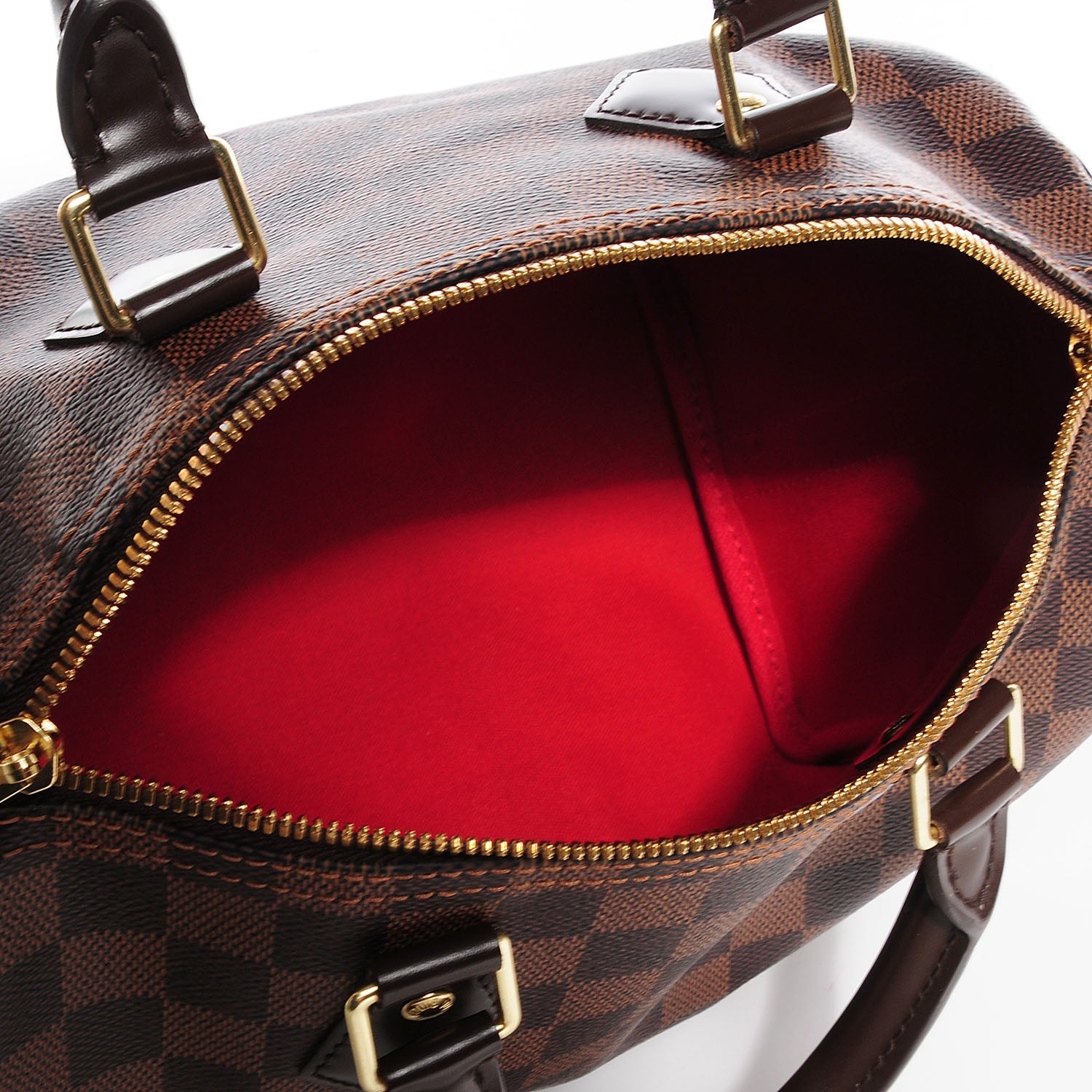 Louis Vuitton Damier Ebene Speedy Bandouliere 25 5 of 9