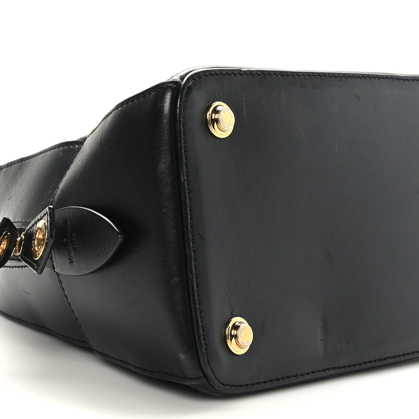 Lambskin Malletage Dora PM Black