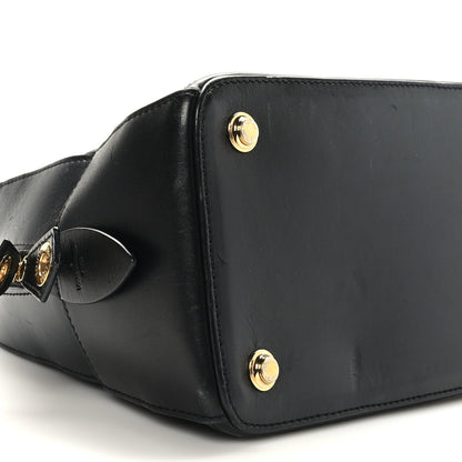 Louis Vuitton Lambskin Malletage Dora PM Black 7 of 8