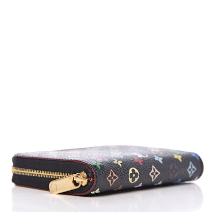 Louis Vuitton Monogram Multicolor Zippy Coin Purse Black Grenade 4 of 8
