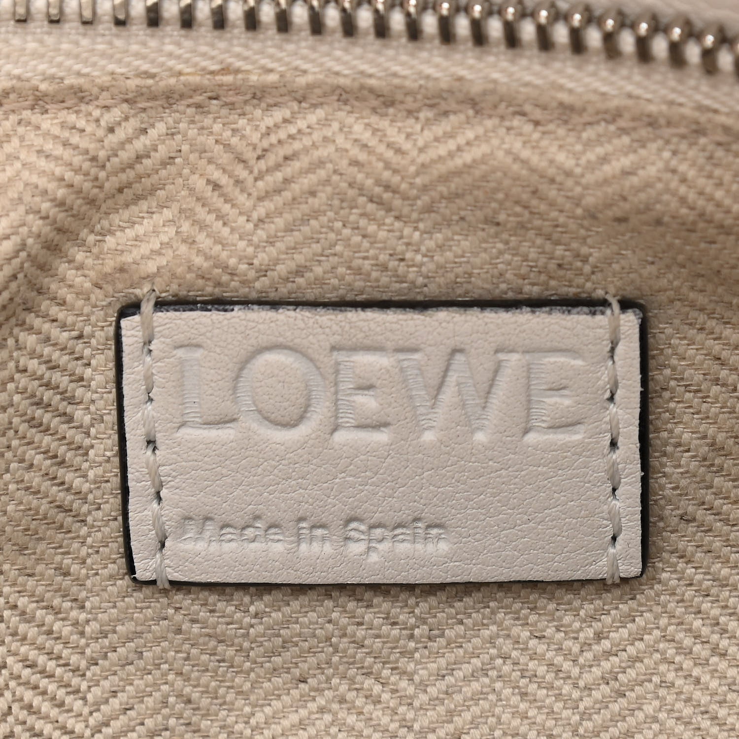 Loewe Calfskin Small Puzzle Bag White 6 of 12