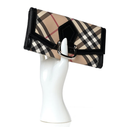 Burberry Nova Check Continental Wallet Black 2 of 14