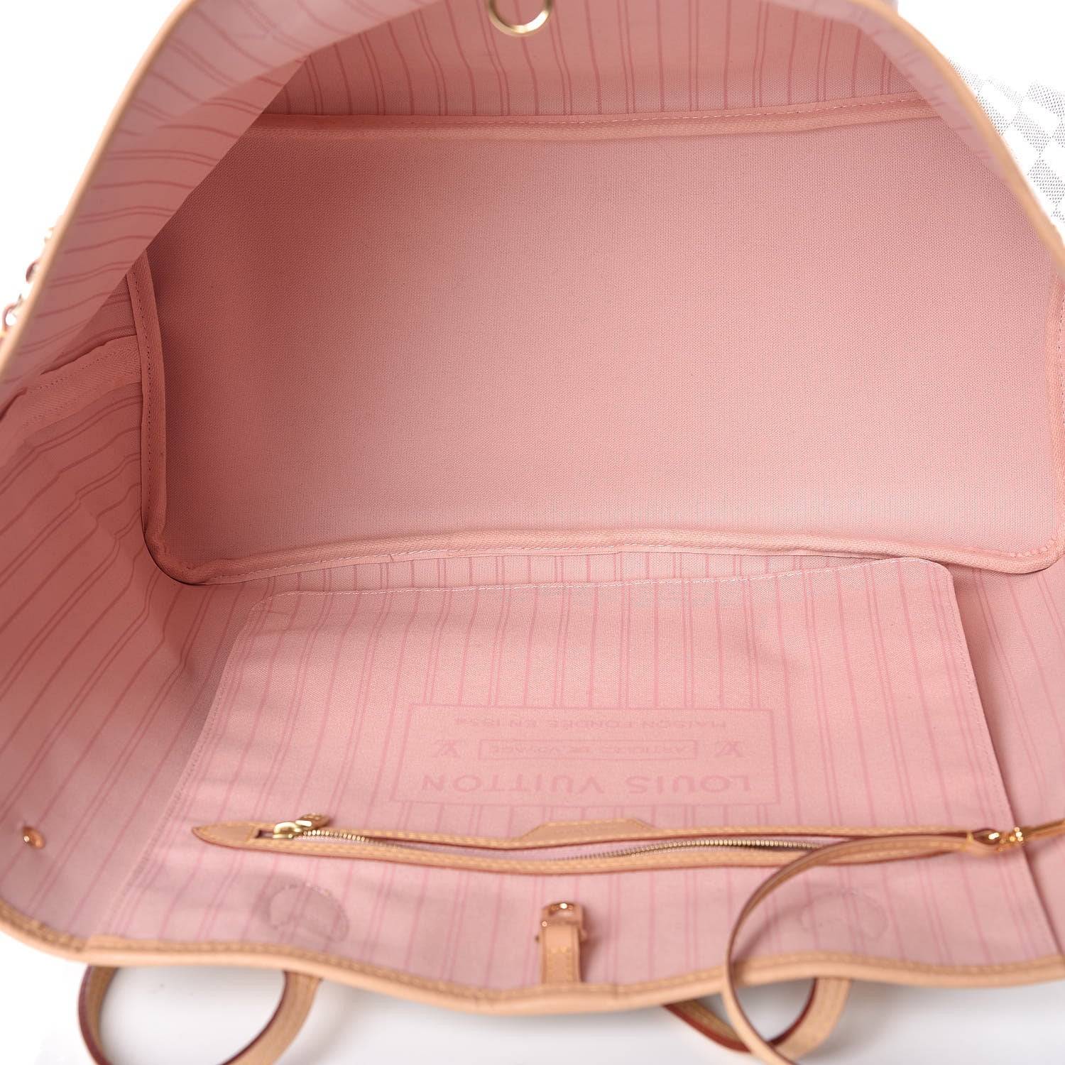 Louis Vuitton Damier Azur Neo Neverfull GM Rose Ballerine 6 of 11