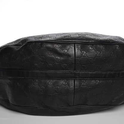 Gucci Guccissima Large GG Twins Hobo Black 8 of 15