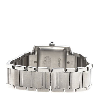 Cartier Stainless Steel 28mm Tank Francaise Automatic Watch 4 of 6