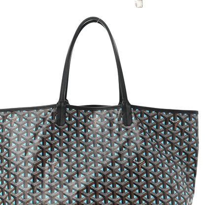Goyard Goyardine Saint Louis Claire Voie PM Black Blue 9 of 13