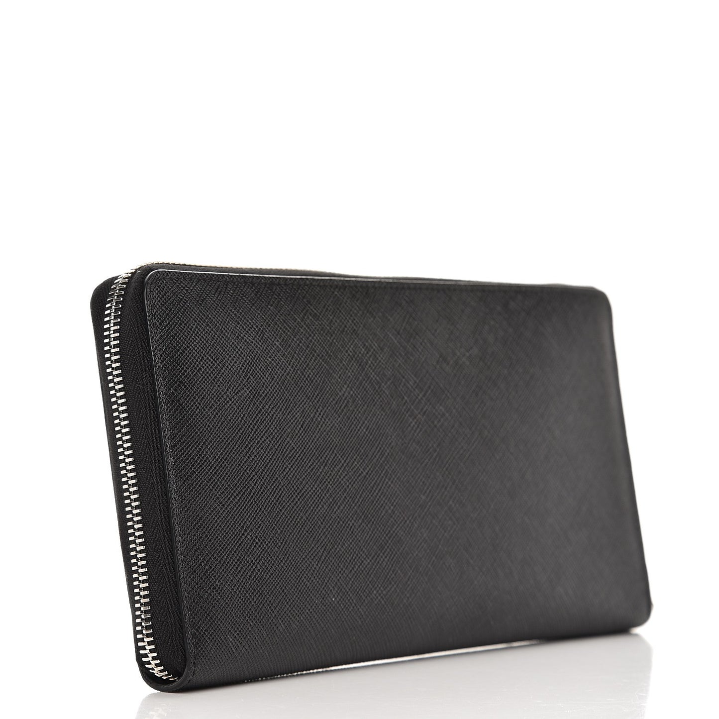 Canvas Jaguar Floral Print Travel Zipped Wallet Black
