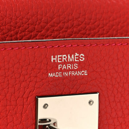Hermes Togo Kelly Retourne 32 Rouge Casaque 6 of 12