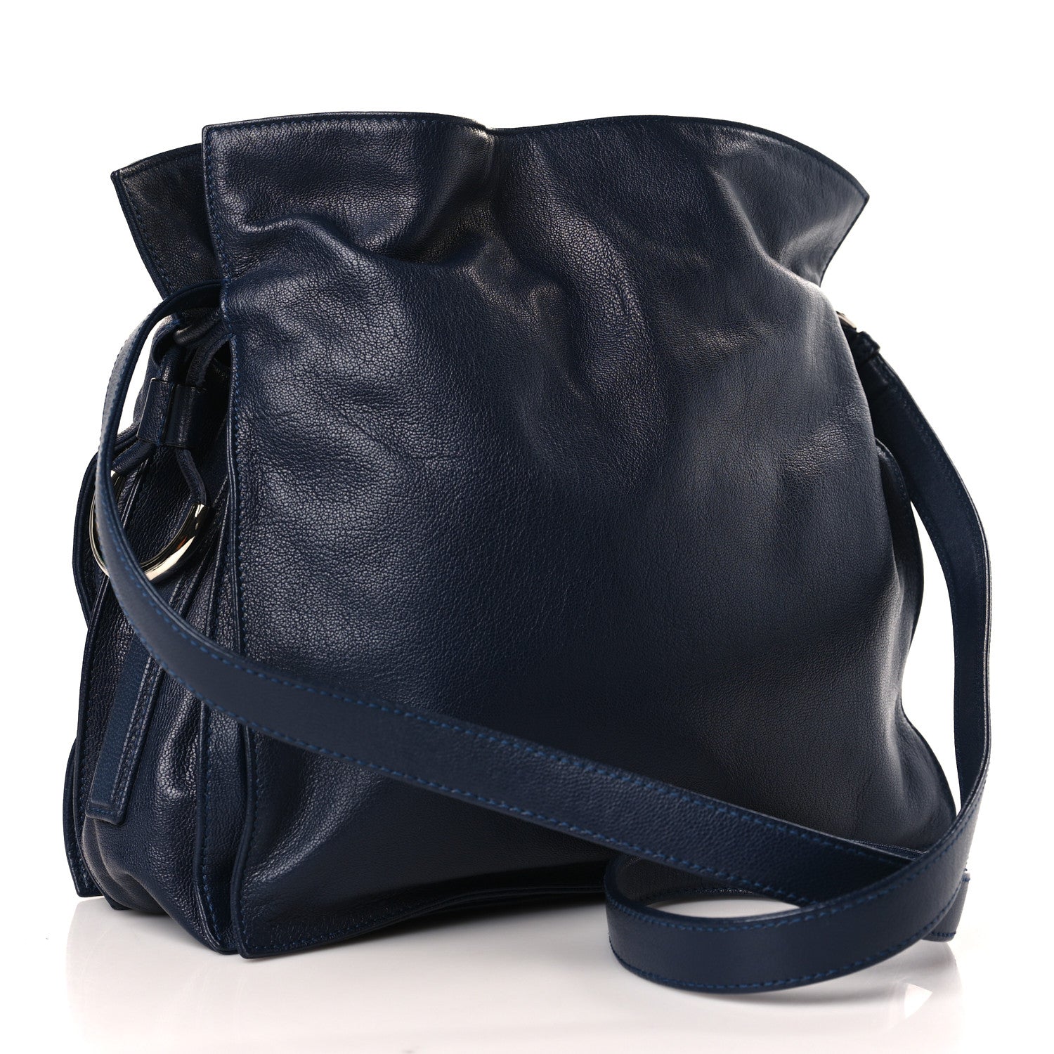 Loewe Calfskin Small Drawstring Bag Midnight Blue 3 of 8