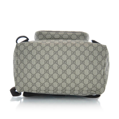 Gucci GG Supreme Monogram Interlocking G Double Buckle Backpack 5 of 9