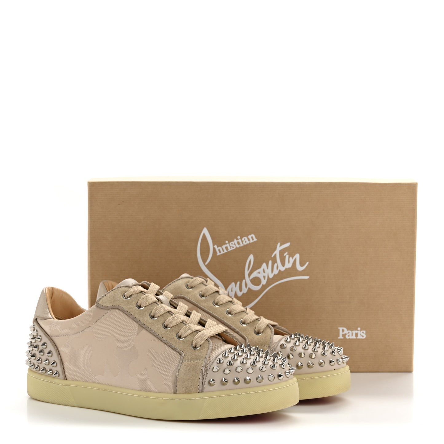 Camouflage Jacquard Seavaste 2 Orlato Flat Sneakers 43 Desert Silver