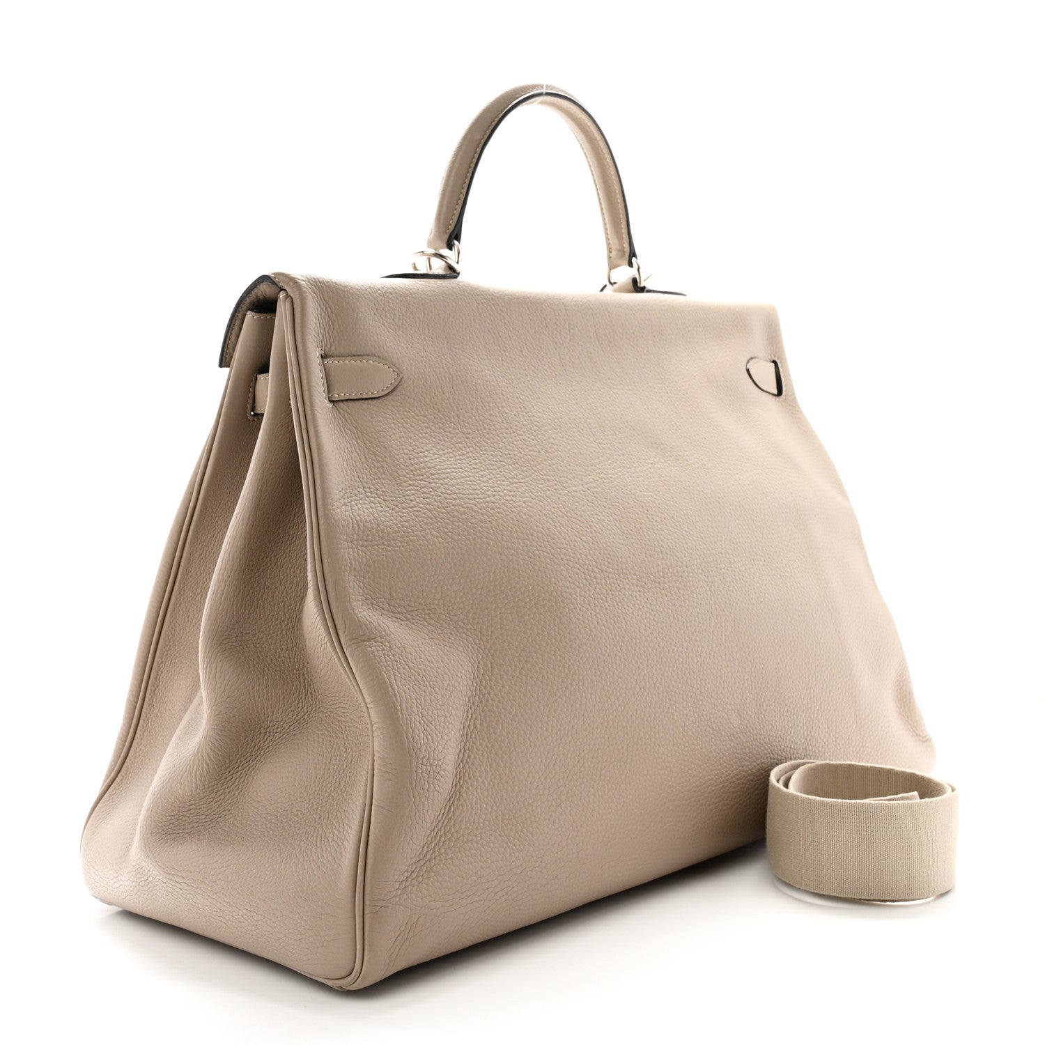 Hermes Taurillon Clemence Voyage Kelly 50 Gris Tourterelle 3 of 14