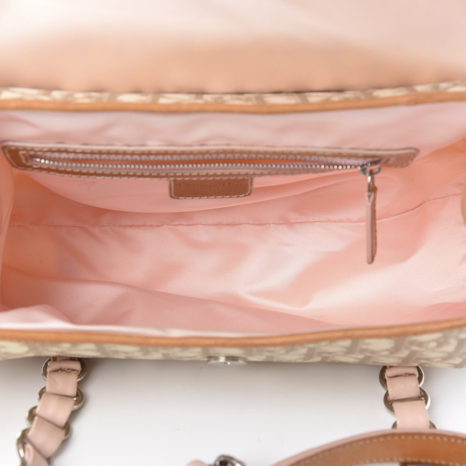 Christian Dior Monogram Romantique Trotter Bag Rose 5 of 20