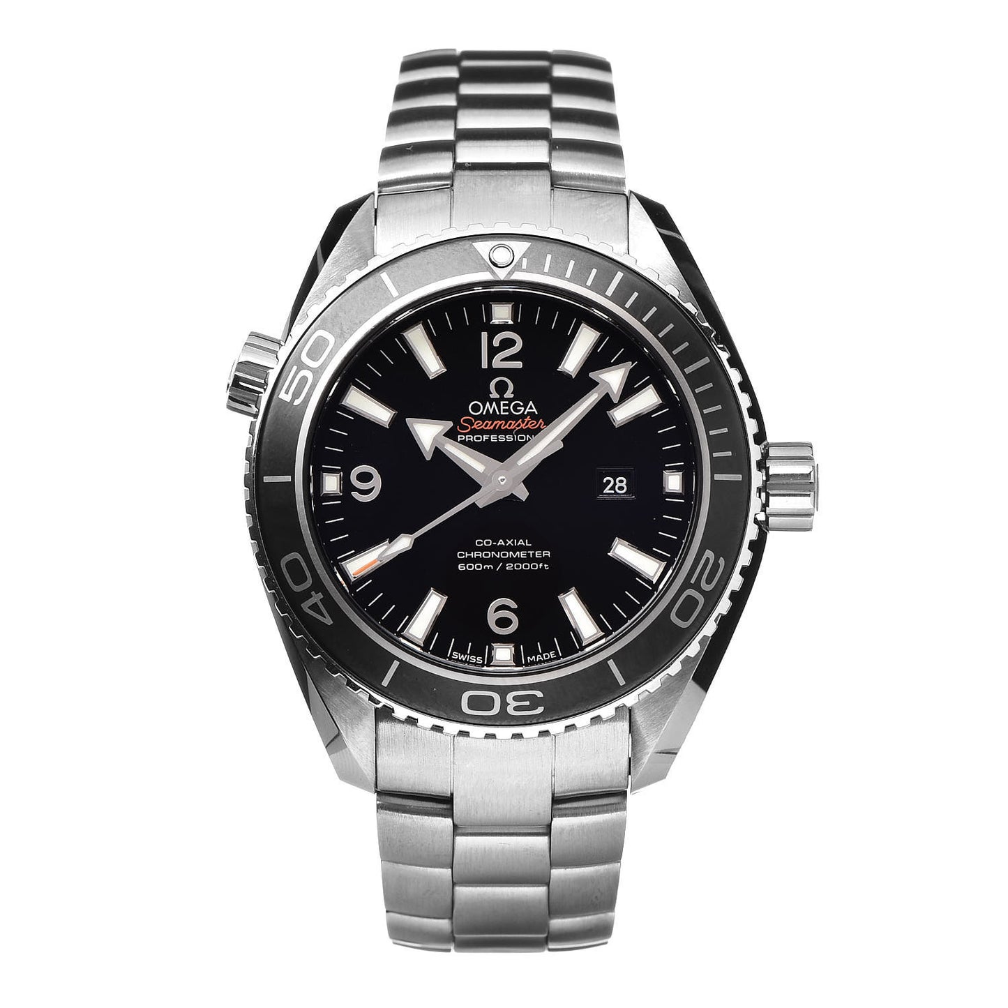 Stainless Steel 38mm Seamaster Planet Ocean Automatic Watch Black 232.30.38.20.01.001