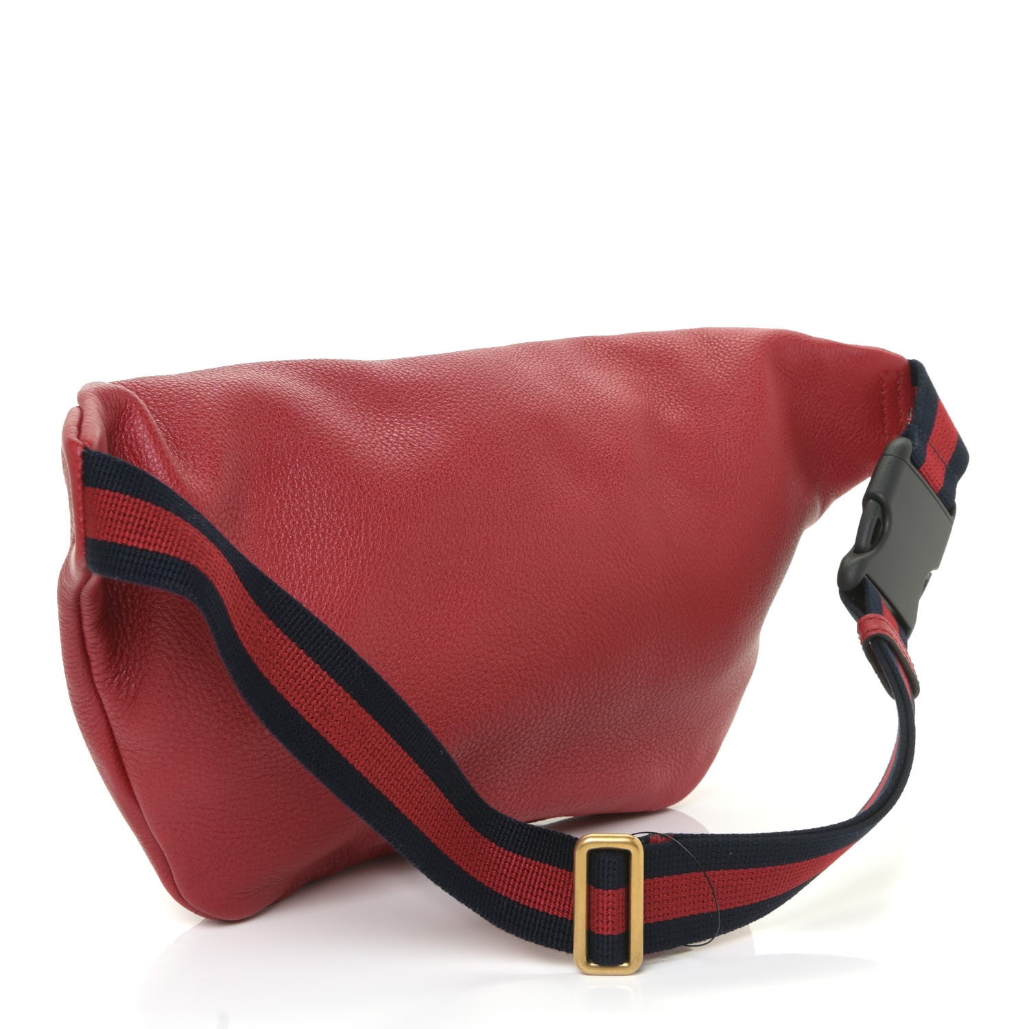 Gucci Grained Calfskin Logo Belt Bag Hibiscus Red 3 of 10
